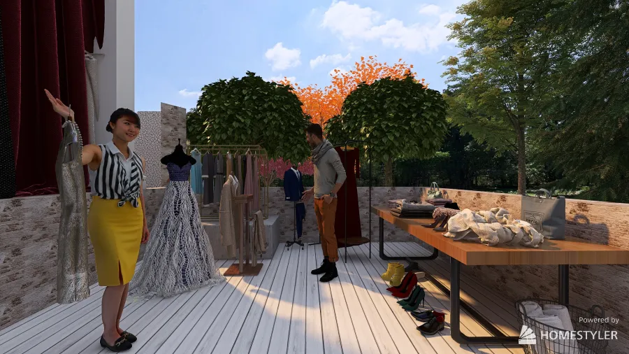 Shakespeare in the park 3d design renderings