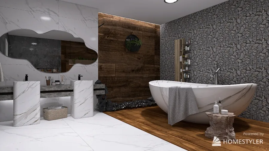 without rules - Bathroom 3d design renderings