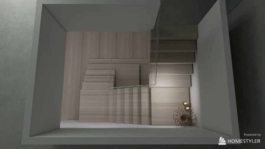 Entrance Staircase 3d design renderings
