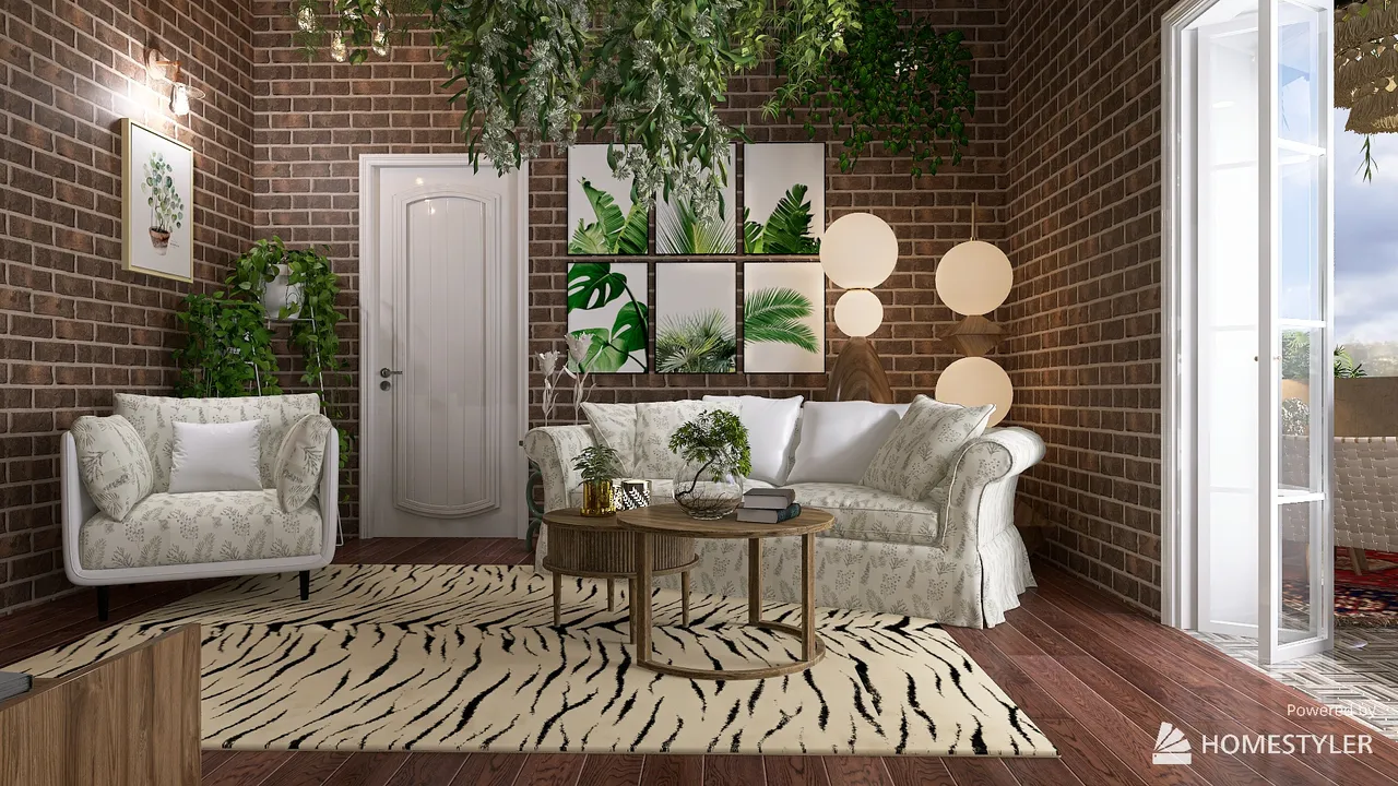 LivingDiningRoom 3d design renderings