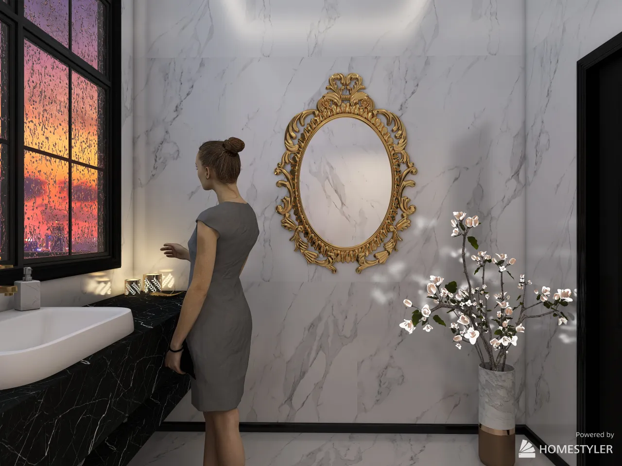 Bathroom 3d design renderings