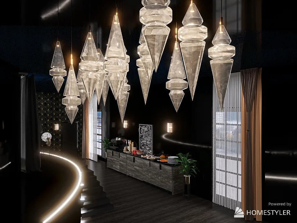 Lounge 3d design renderings