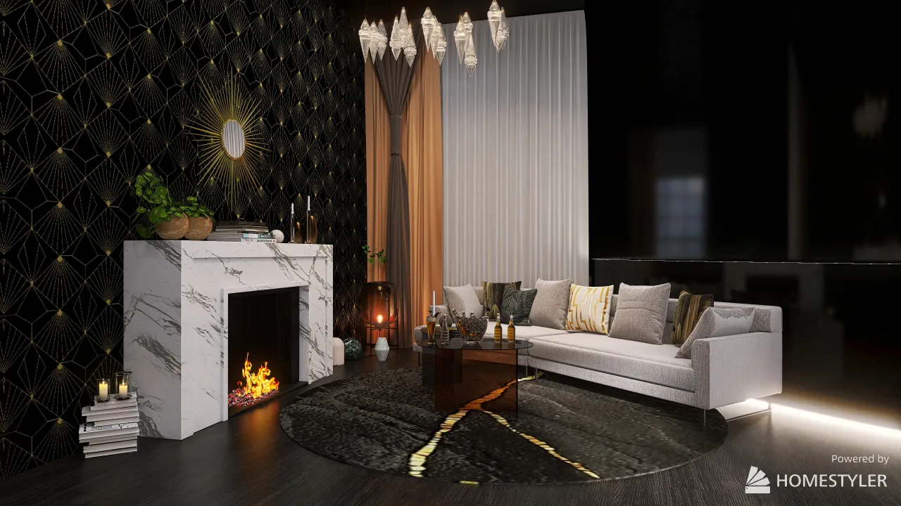 Lounge 3d design renderings