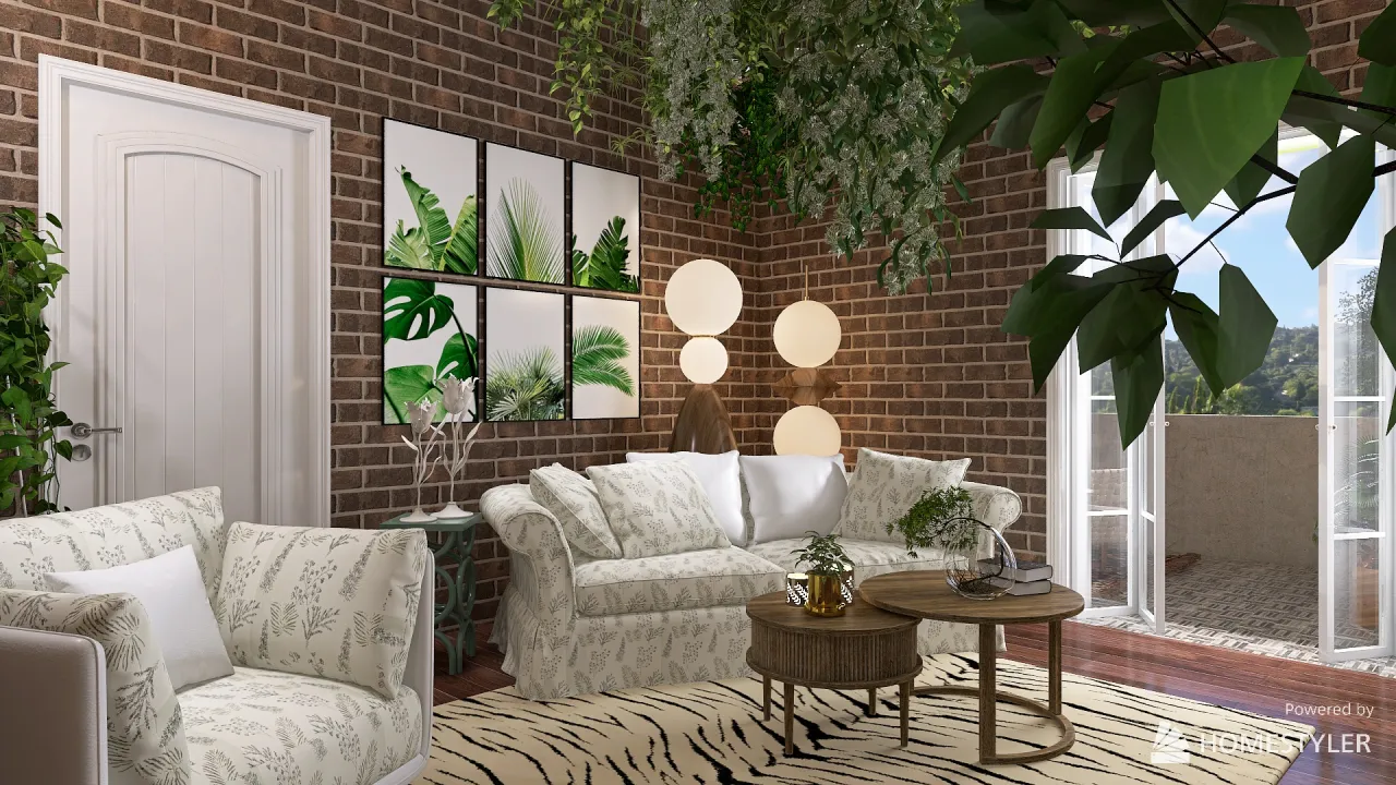 LivingDiningRoom 3d design renderings