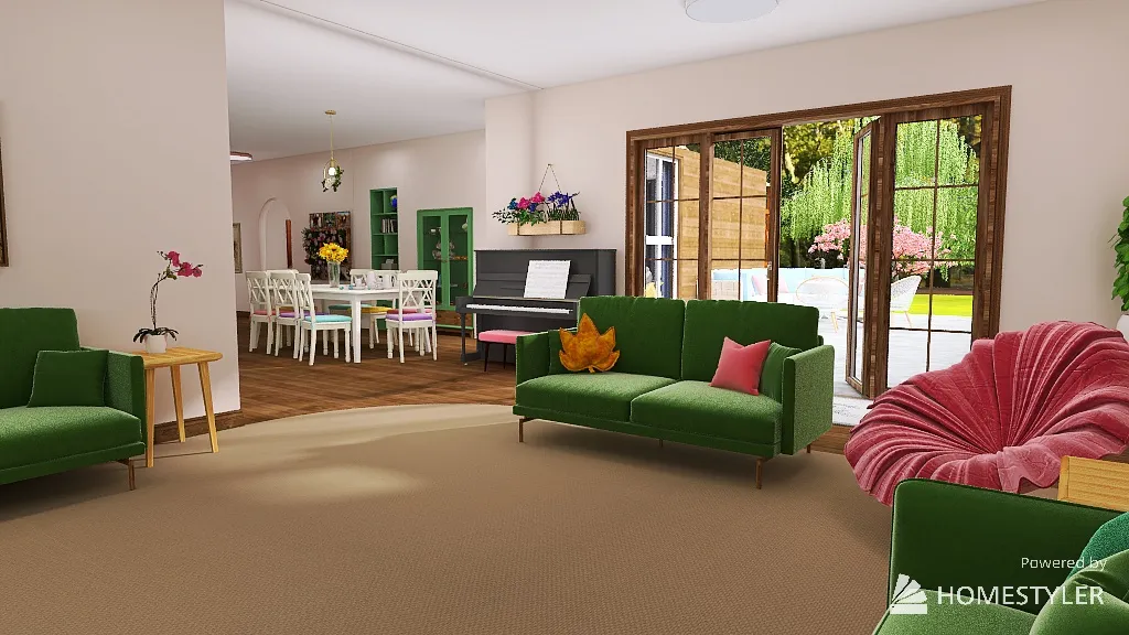 LivingRoom 3d design renderings