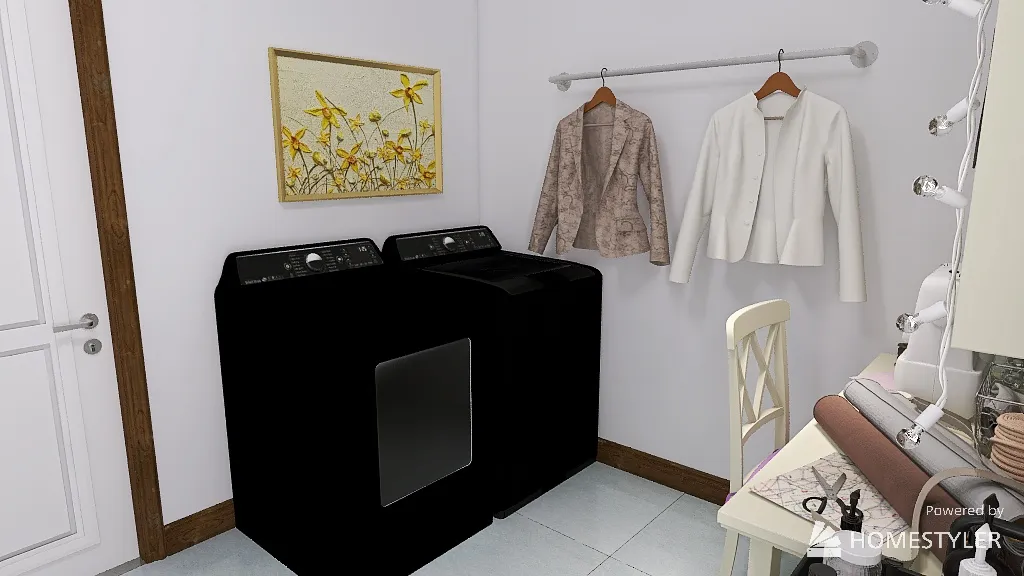 LaundryRoom 3d design renderings