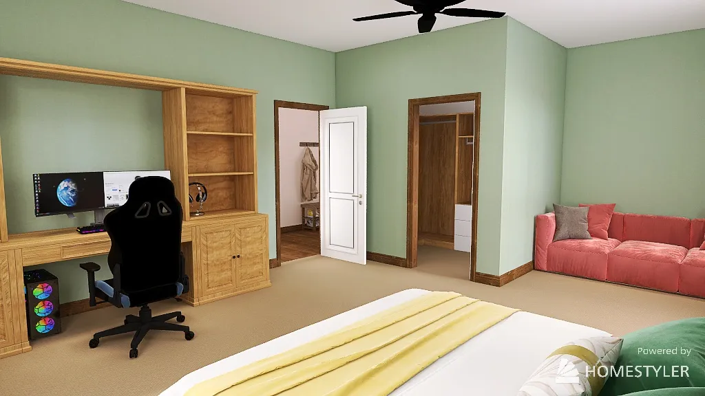 Bedroom 3d design renderings