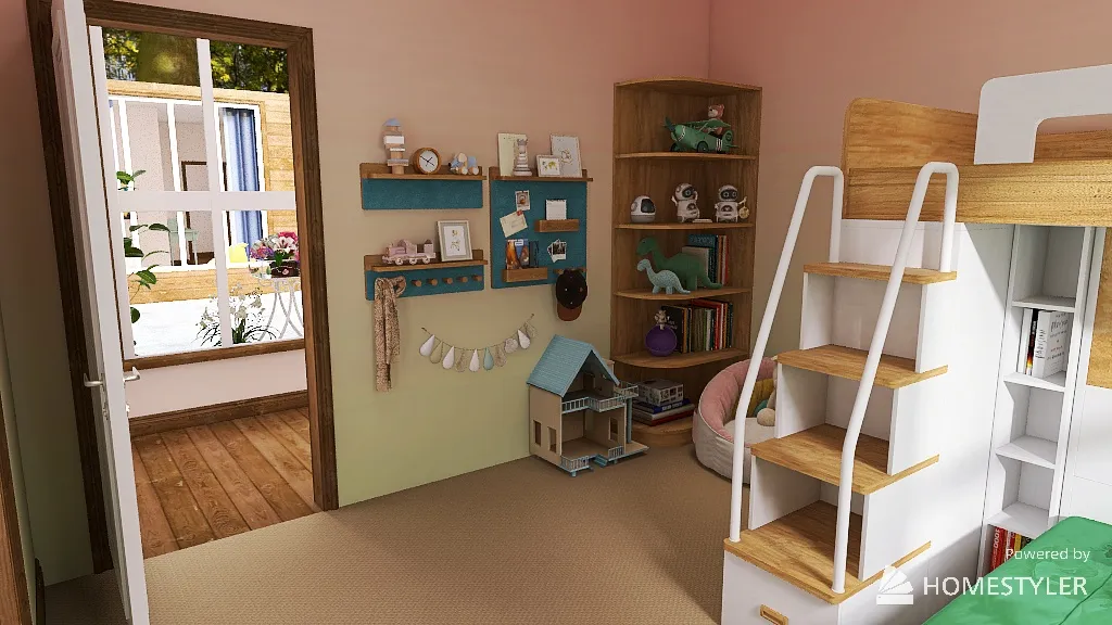 KidsRoom 3d design renderings