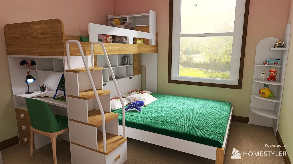 KidsRoom 3d design renderings