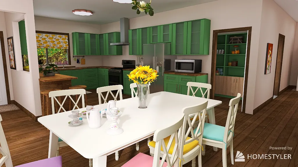 Kitchen 3d design renderings