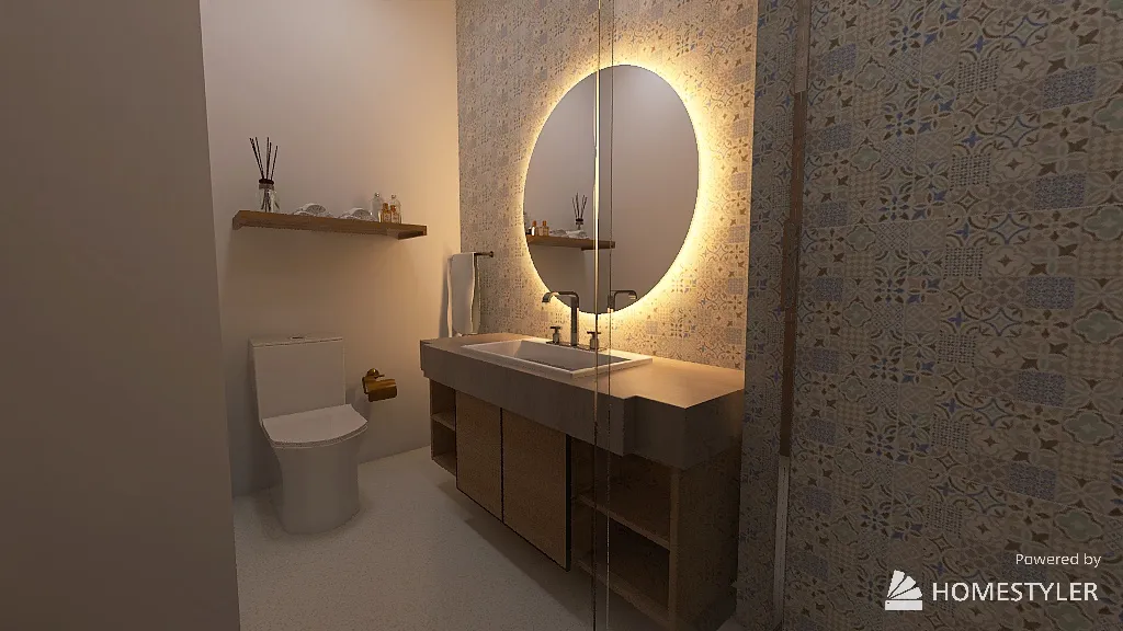 baño maria 3d design renderings