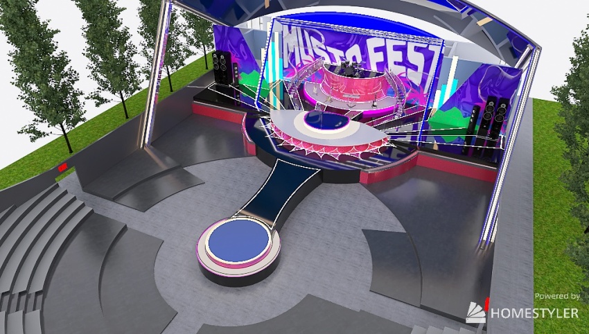 Outdoor Stage (Music Fest) 3d design picture 2460.93