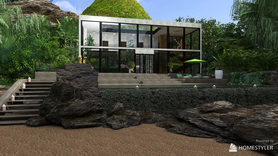 Amazon Villa 3d design renderings