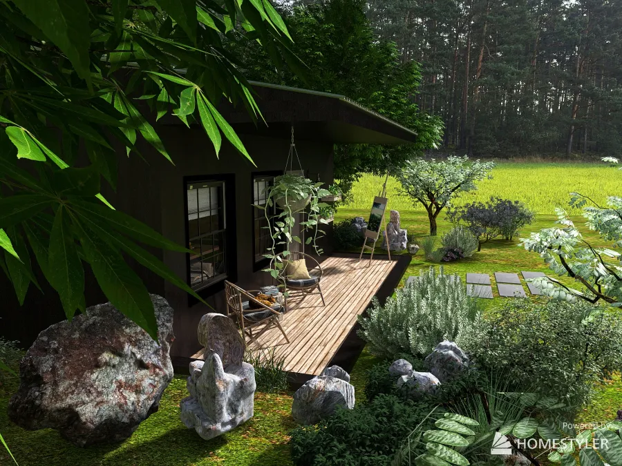 Apuseni Cabin 3d design renderings
