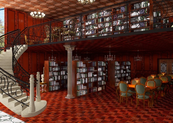 The Grand Library Design Rendering