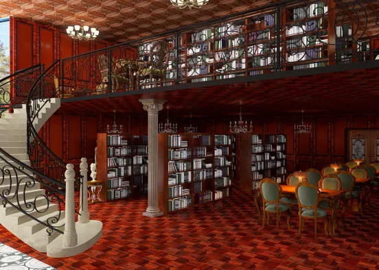 The Grand Library Design Rendering