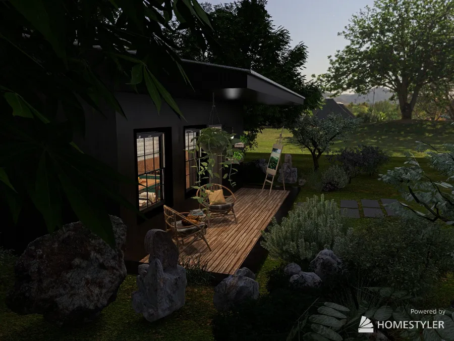 Apuseni Cabin 3d design renderings