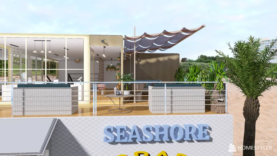 SEASHORE LIBRARY 3d design renderings