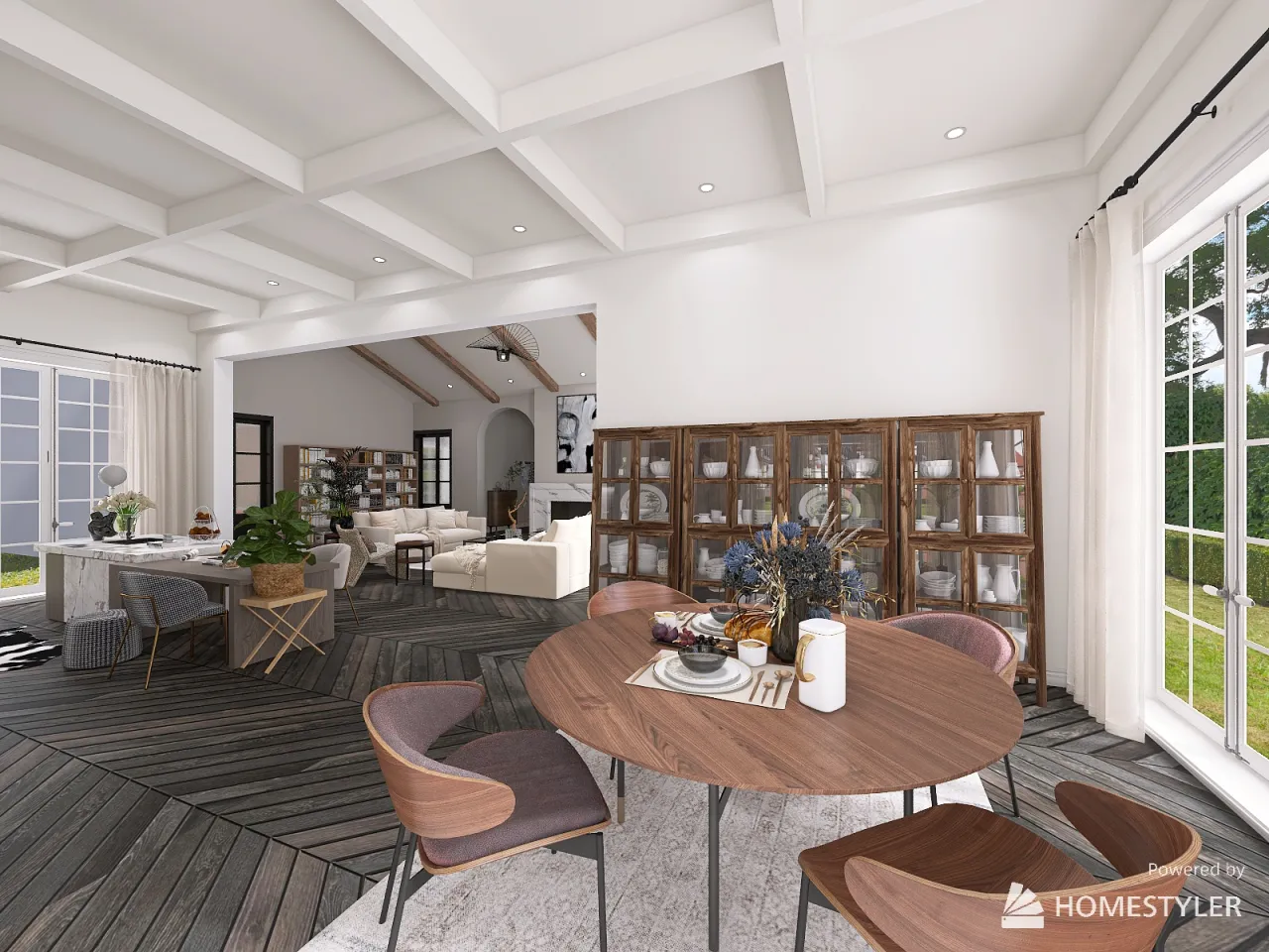 DiningRoom 3d design renderings