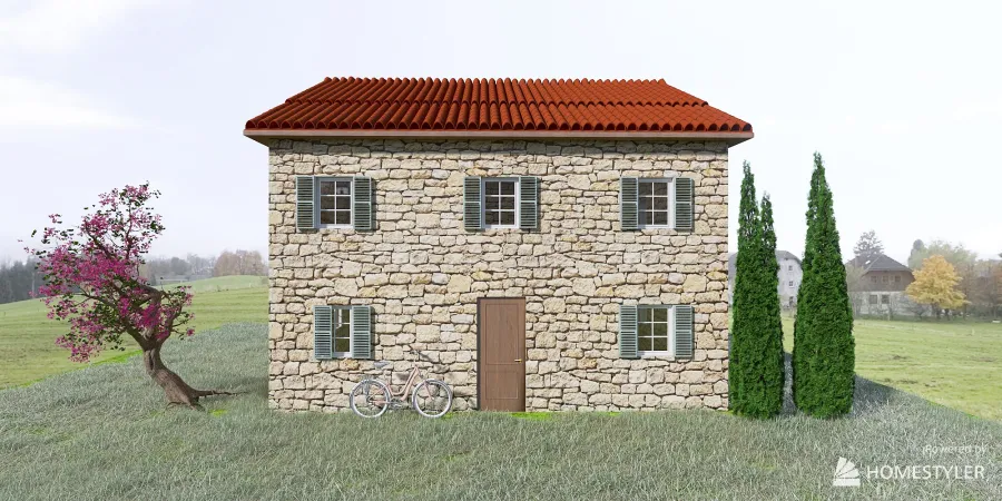 Abandoned House 3d design renderings