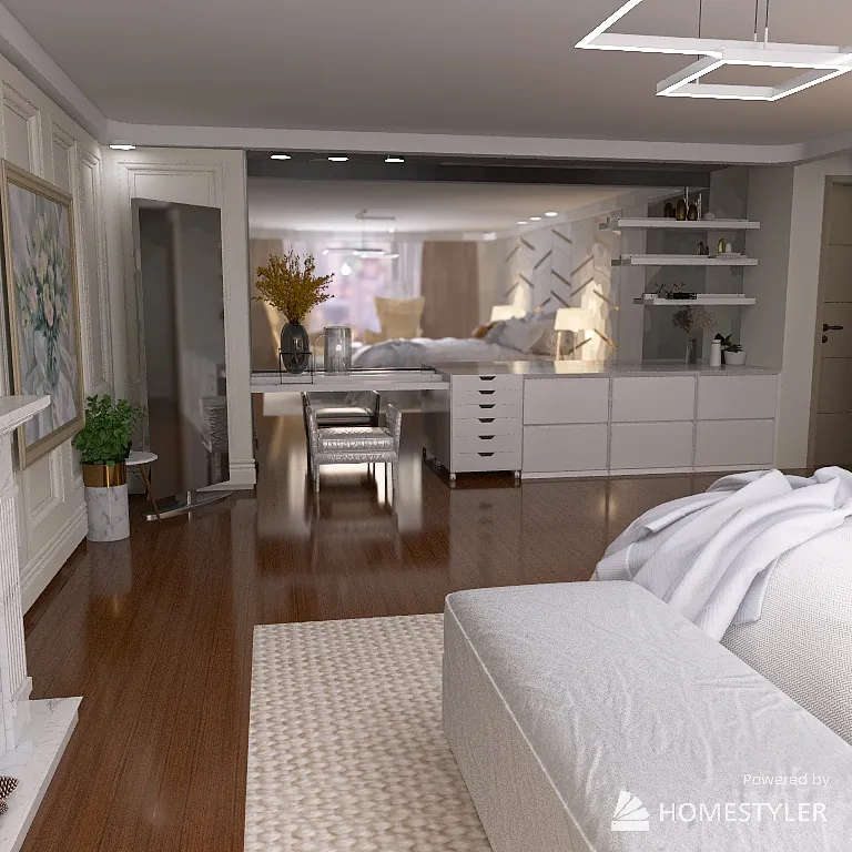 EMBER BEDROOM 3d design renderings