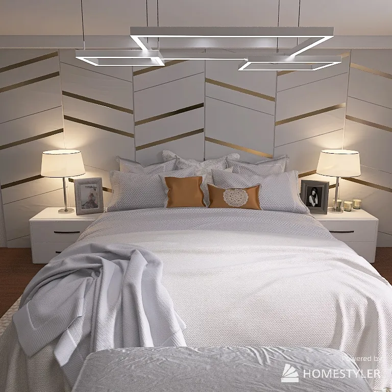 EMBER BEDROOM 3d design renderings