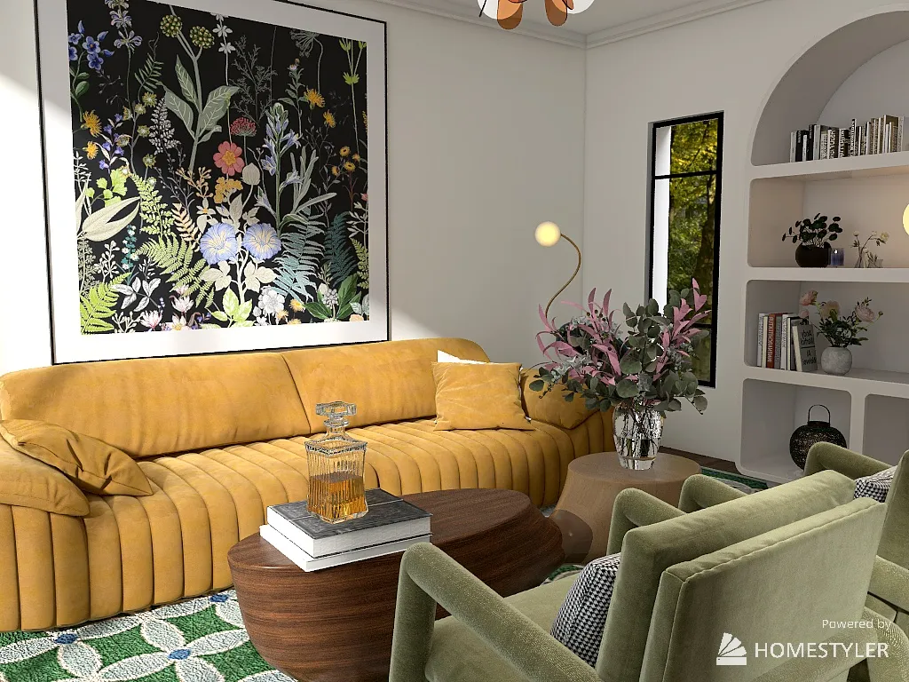 Laid back home 3d design renderings