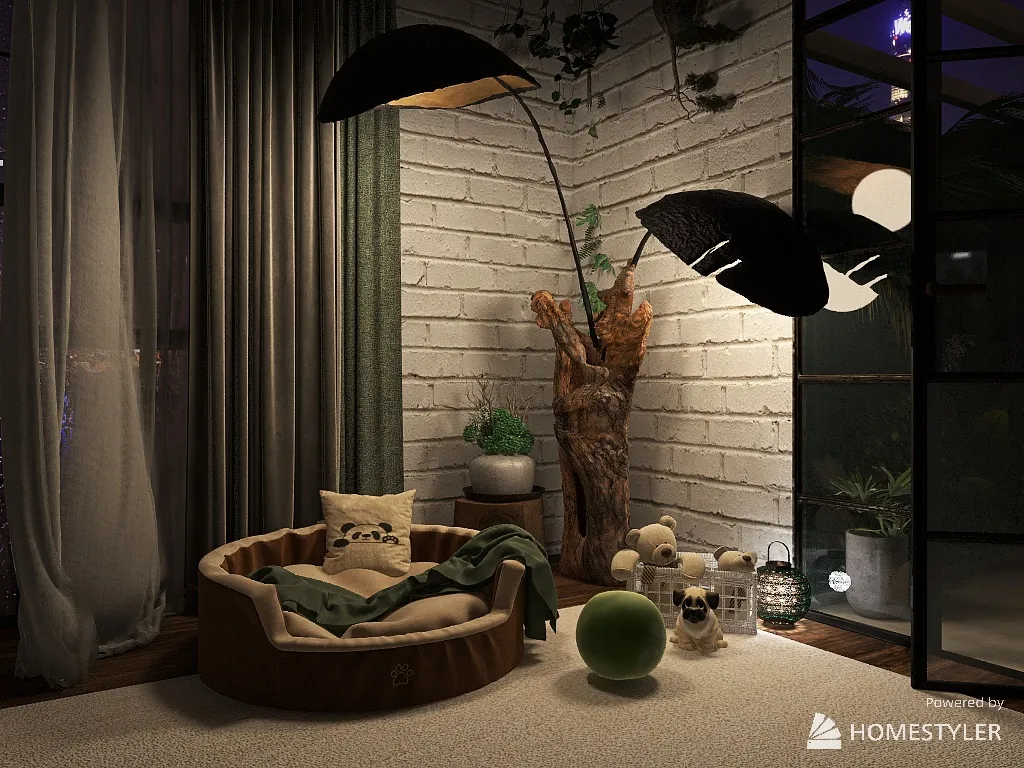 LivingDiningRoom 3d design renderings