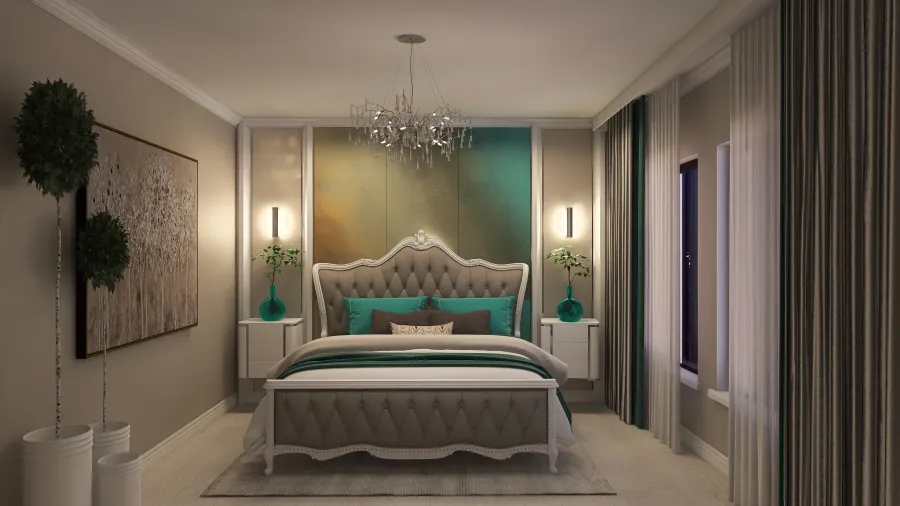 Dormitor matrimonial Fam Greu 3d design renderings