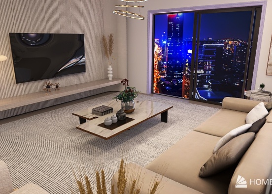 modern room/ Sala de estar Design Rendering