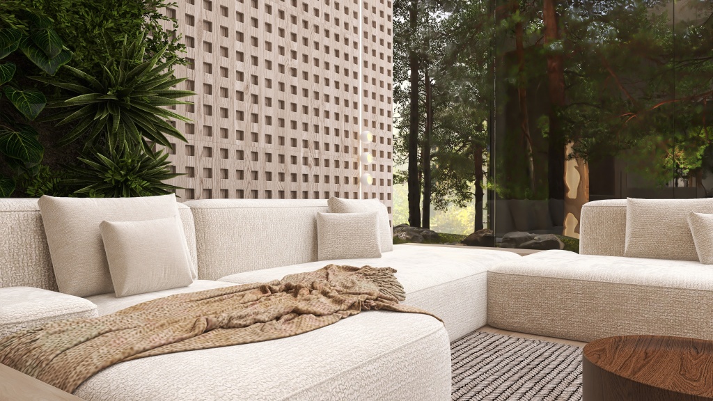 El bosque en casa 3d design renderings