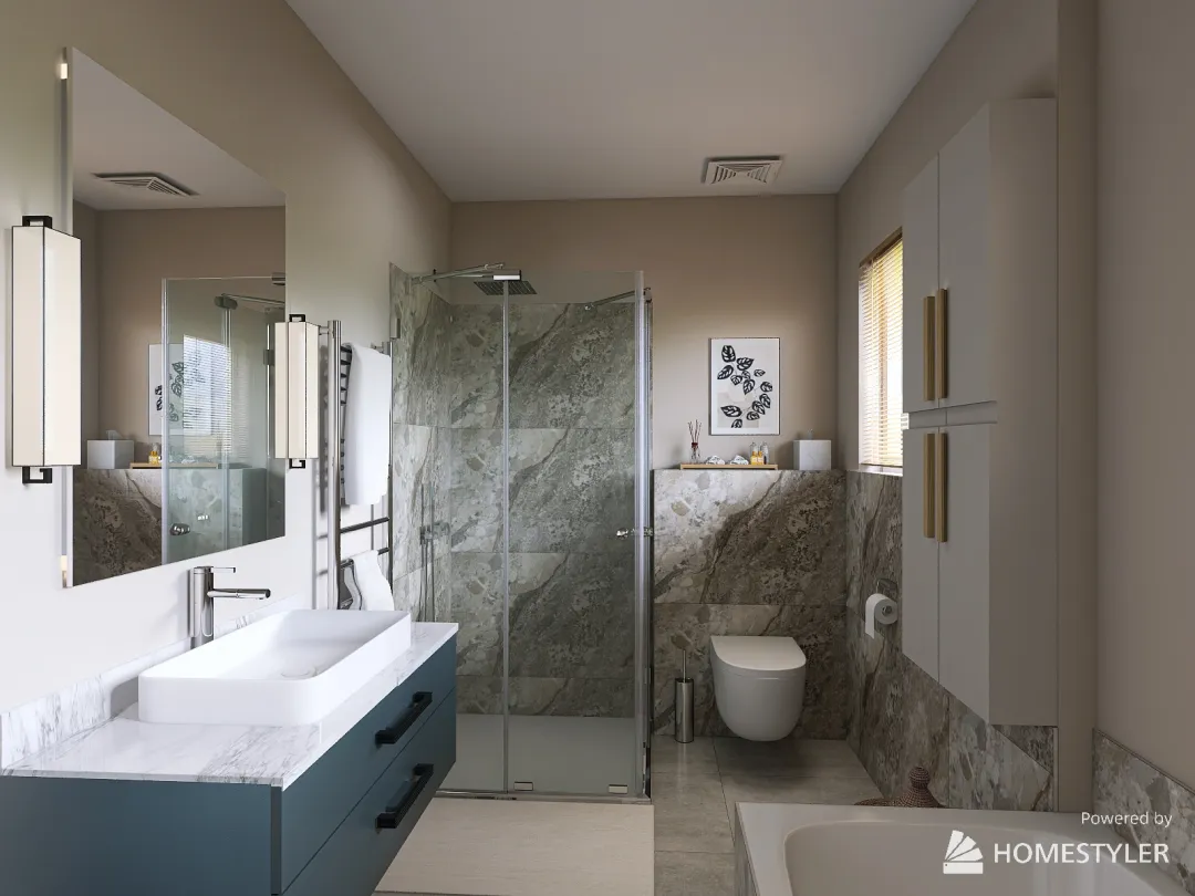 Bathroom 1.2 3d design renderings