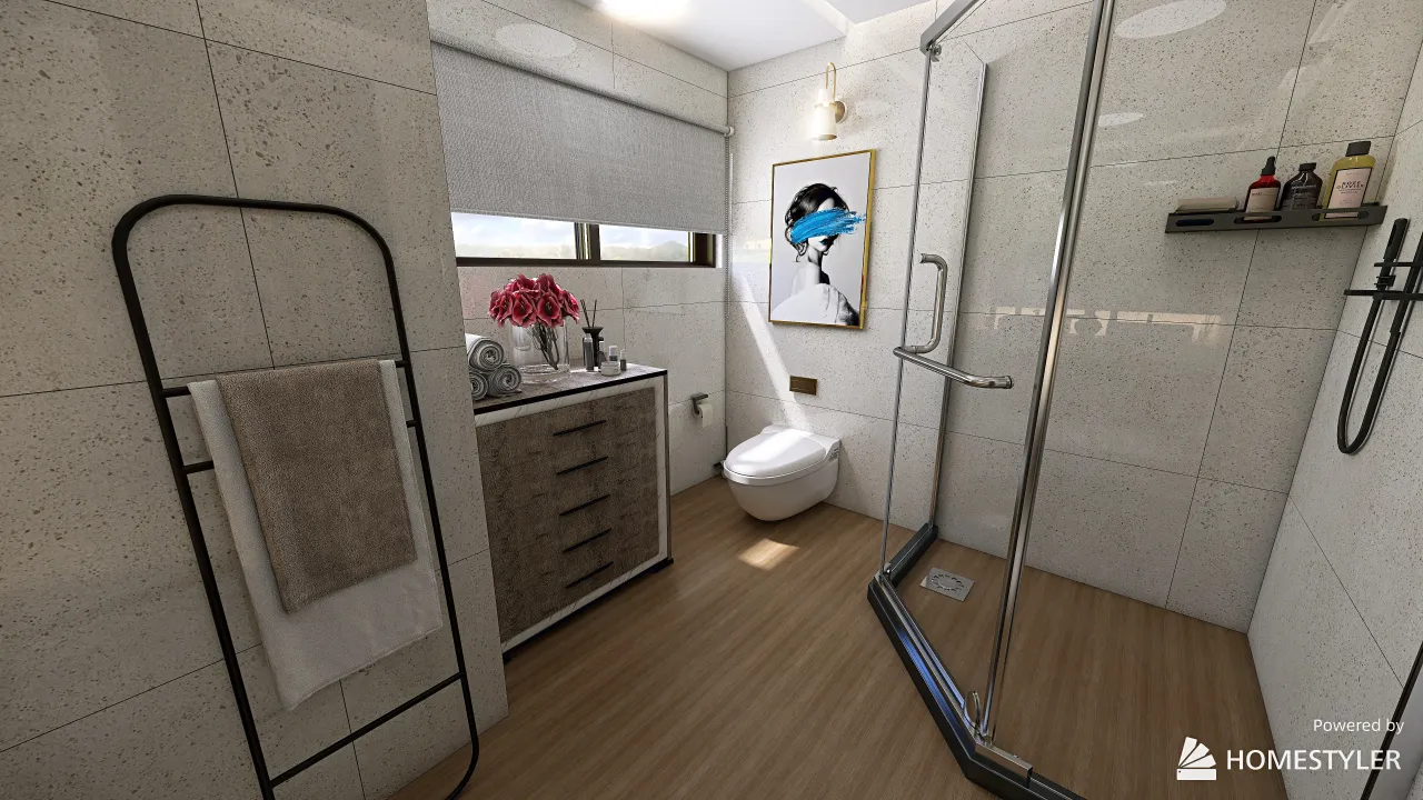 MasterBathroom 3d design renderings