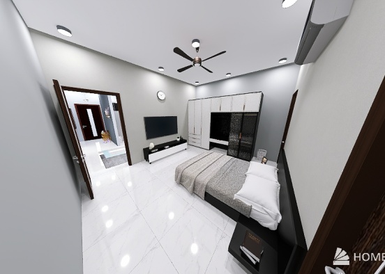 2 Bed DD Apartment Design Rendering