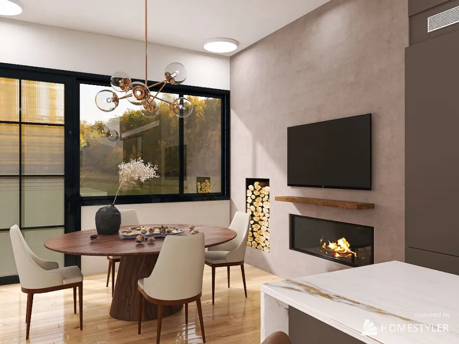 Luxury Cottage 3d design renderings