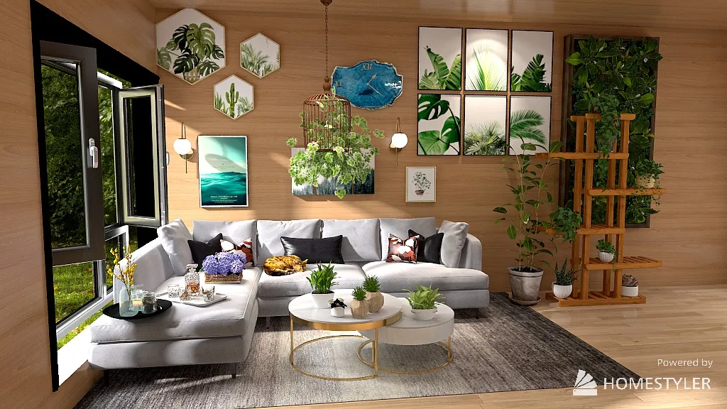 Plant House 3d design renderings