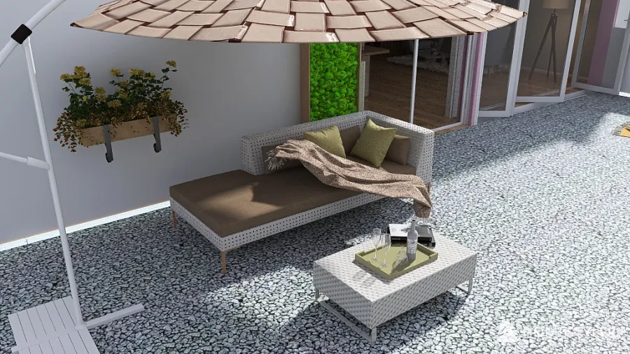The zen villa 3d design renderings