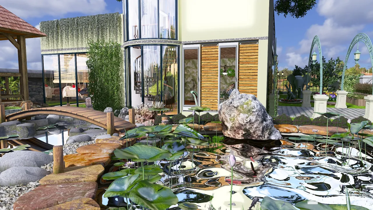 Garden Studio 3d design renderings