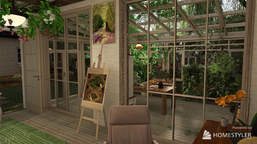 For the artist and the gardener 3d design renderings