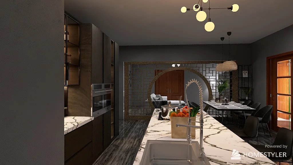 Bali Modern House 3d design renderings