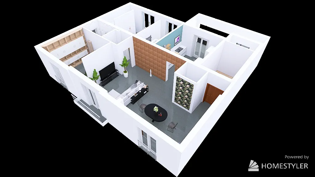 Casa Giacopelli 3d design renderings