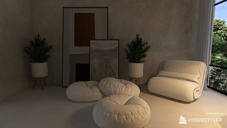 Ibizan Corner Nude Colors 3d design renderings