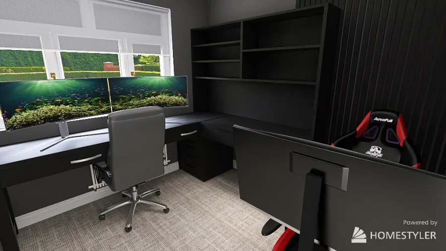 Home Office 2 3d design renderings