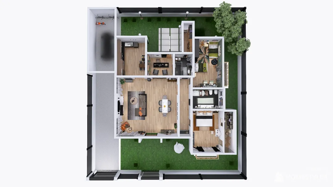 HOUSE 1 3d design renderings