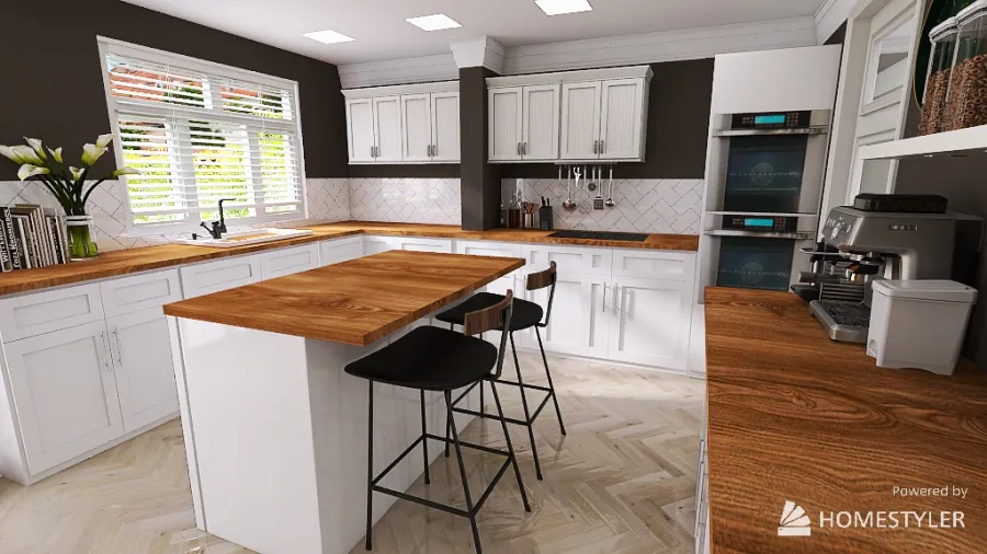 Kitchen and Diner 3d design renderings