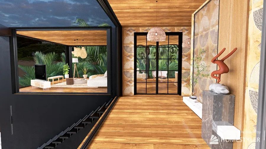 villa moderne bord de mer 3d design renderings