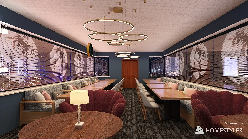 restaurant 3d design renderings