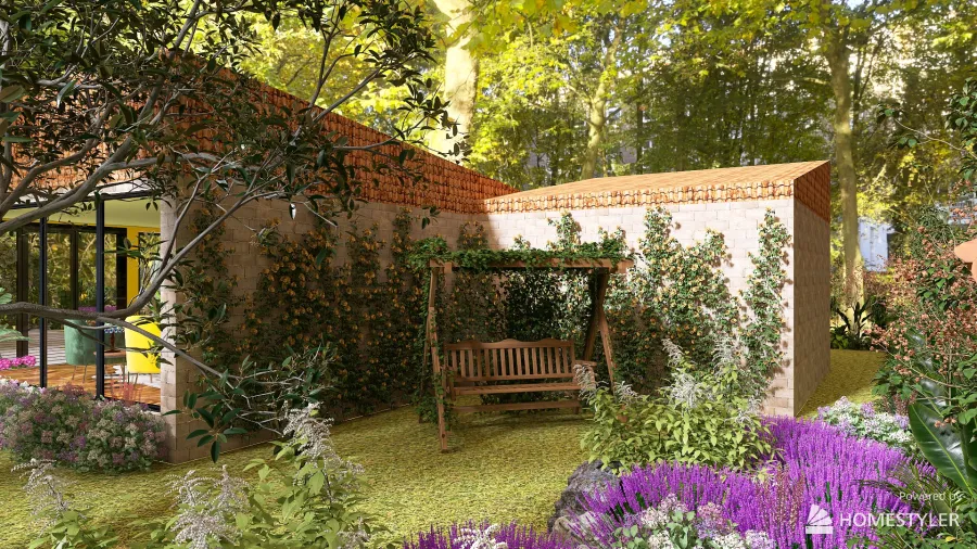 Interior Designer's Garden Studio 3d design renderings