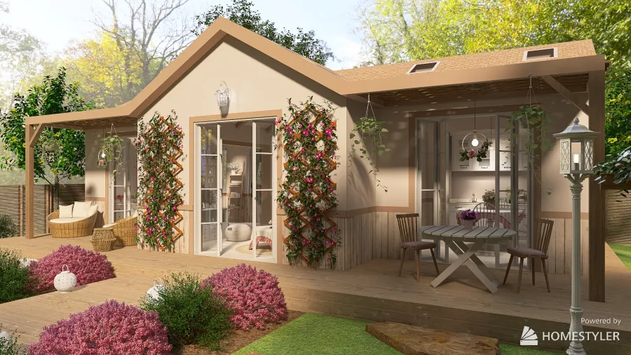Project: Garden Studio 3d design renderings