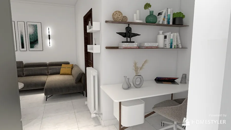 Small Apartment For Four 3d design renderings